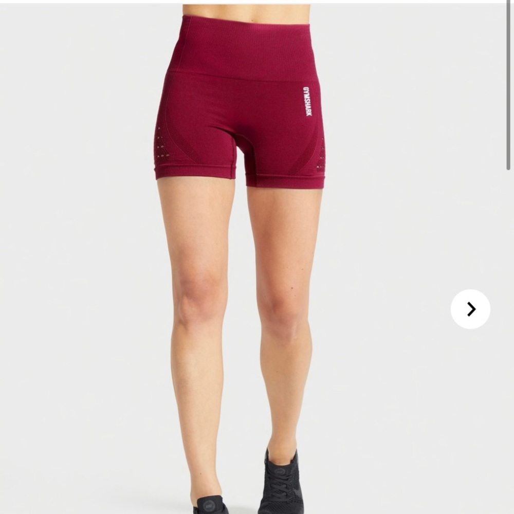 LIKE NEW Gymshark Energy+ Seamless Shorts in Beet